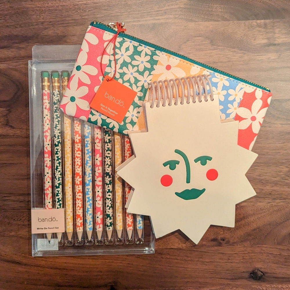 Bando Sunny Sketching cheerful stationary bundle